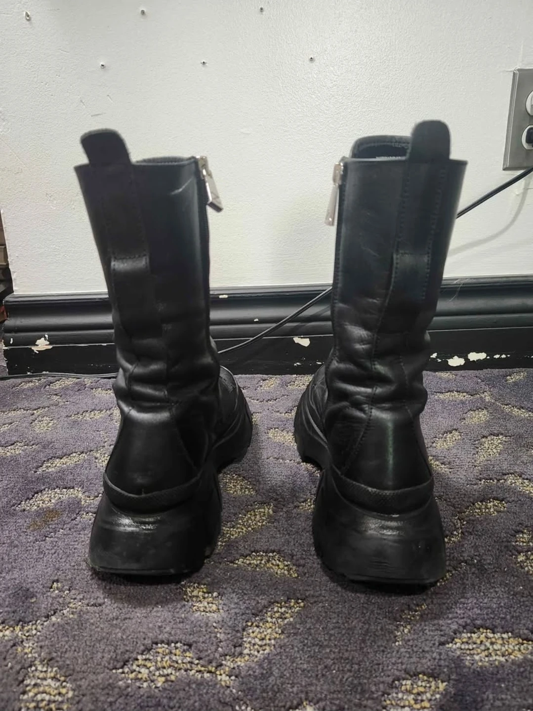 Black Zara combat boots - photo 5