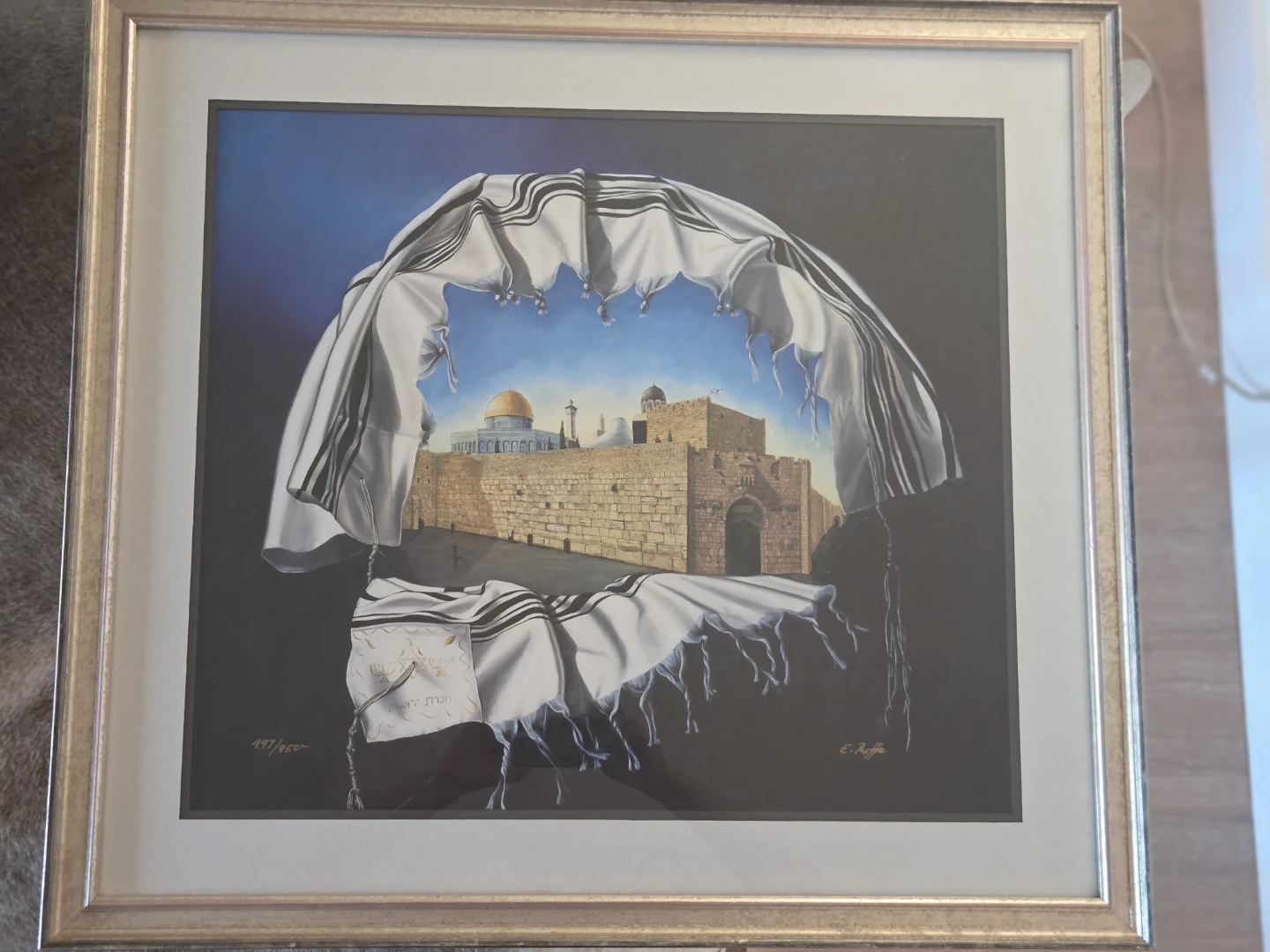 E. Roffe Signed Jerusalem Art Print 497/950