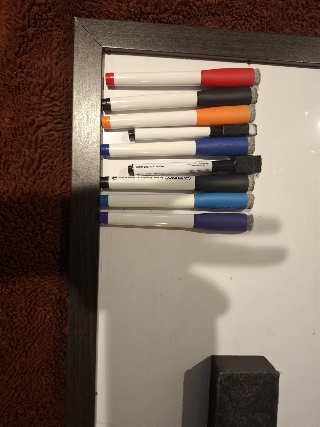 Quartet dry erase whiteboard with markers and eraser - photo 3