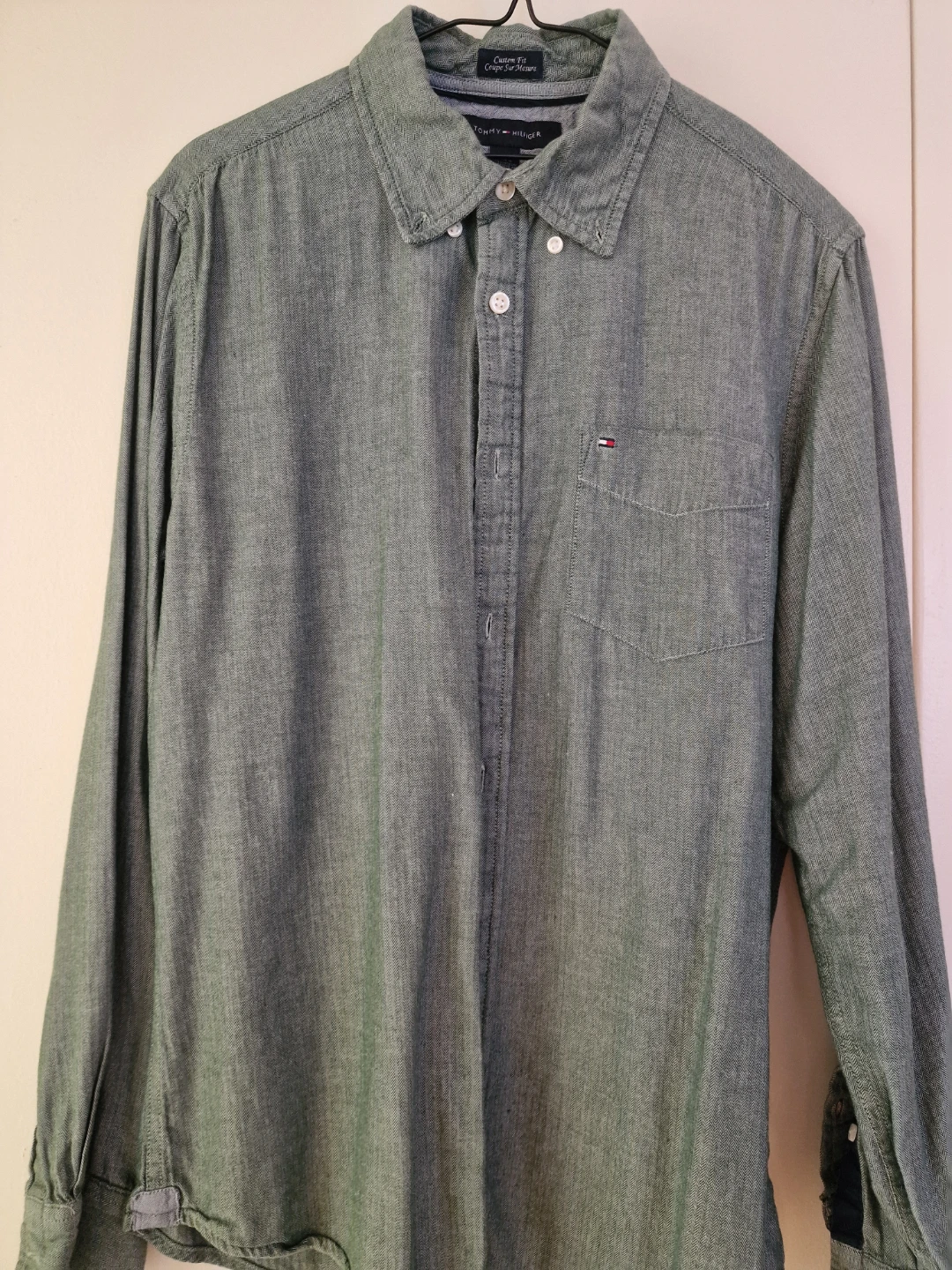 Tommy Hilfiger Green Long Sleeve Shirt
