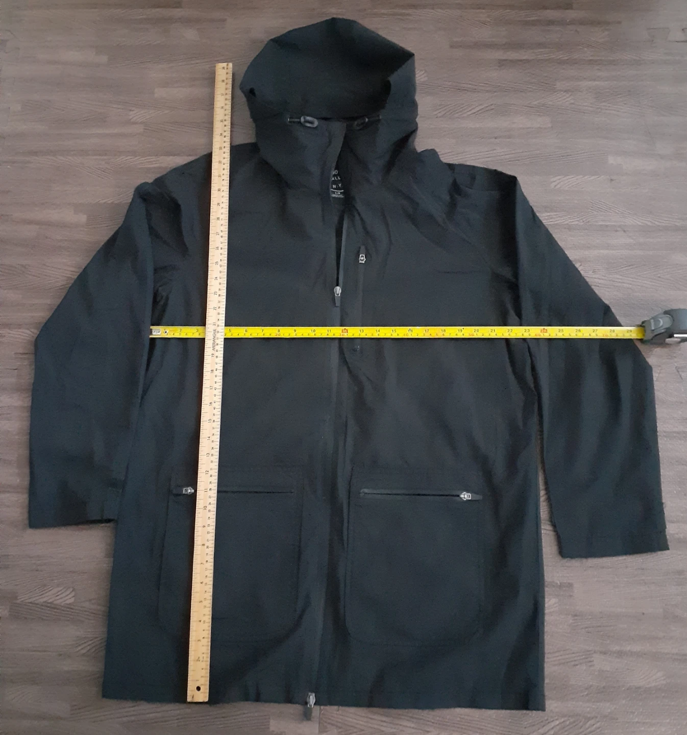 Brooklyn Calling N.Y.C. Rain Jacket - Black