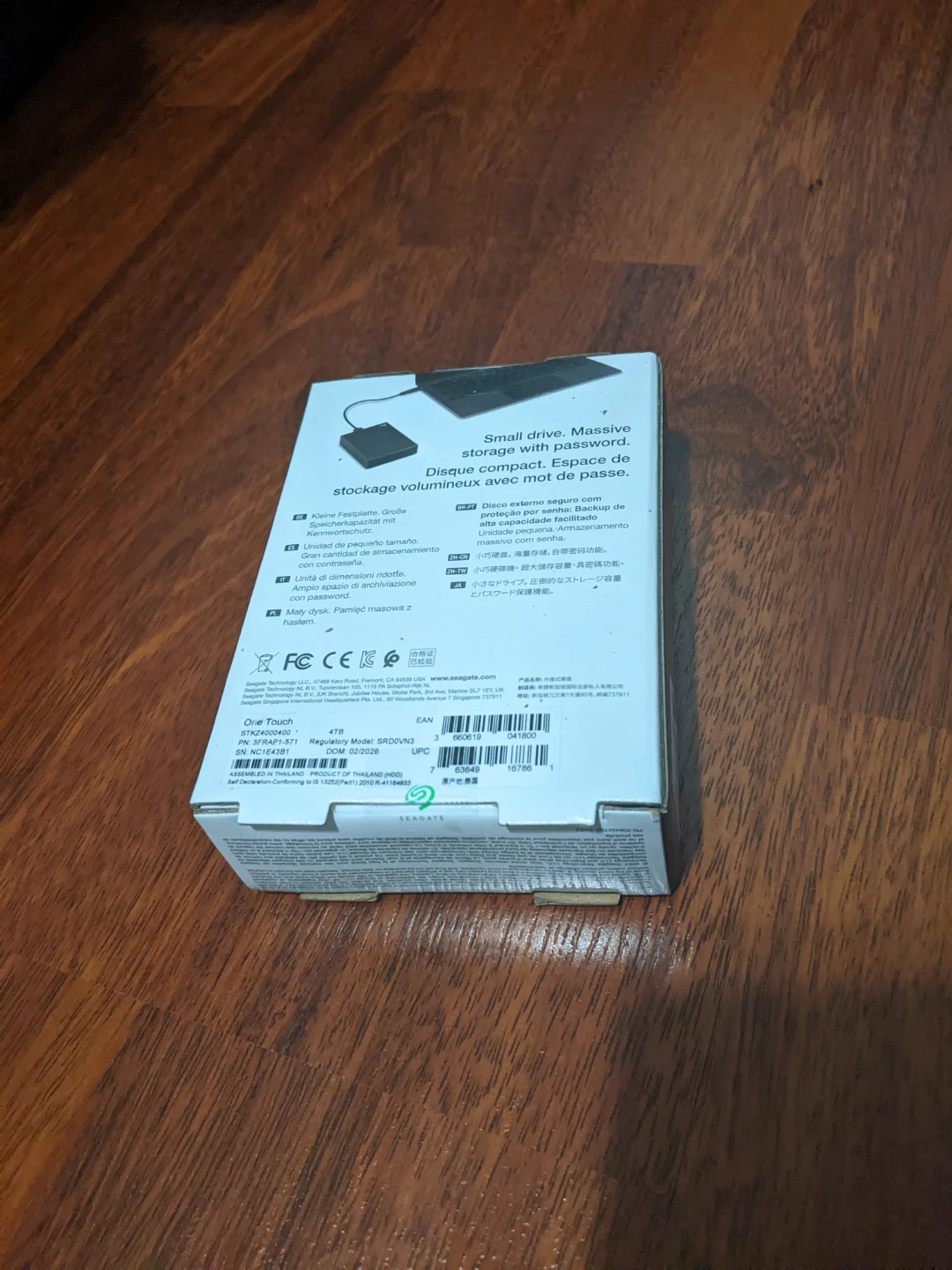 Seagate One Touch 4TB USB 3.0 Portable Hard Drive (Unopened) - photo 5