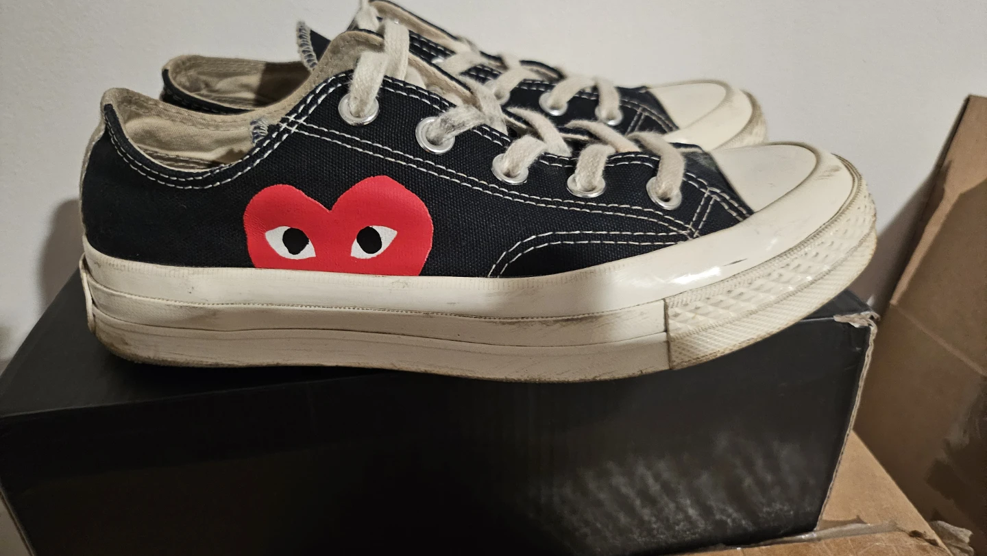 Comme des Garçons Play x Converse Chuck 70 Low Black - photo 3