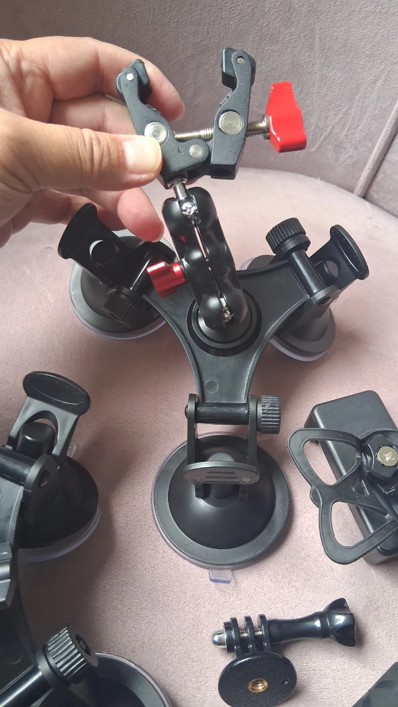 suction mount x6 cups car windshield invisible stick 1.2m Long - photo 5