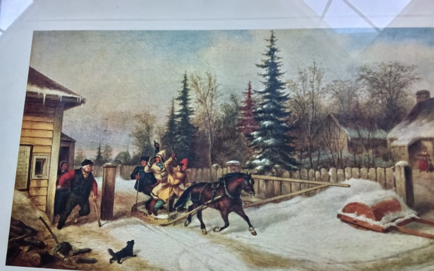 Framed Print: Bilking the Toll by Cornelius Krieghoff - photo 4