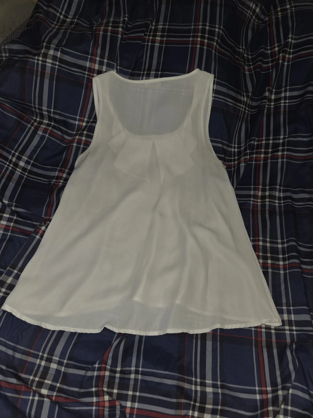 Necessary Clothing Tank Blouse w/ Bow  in a Ladies XL