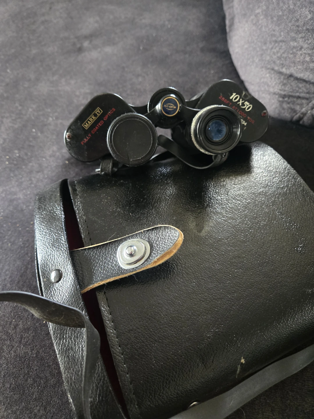 Scope Mark IV 10x50 Binoculars with Carrying Case