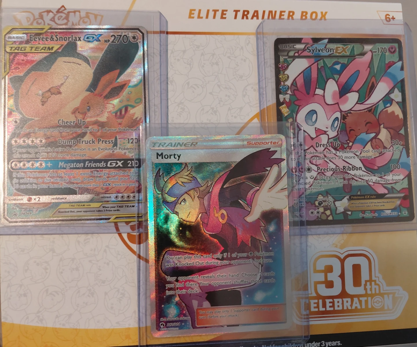 Pokemon Card Collection - Eevee & Snorlax, Sylveon, Morty - photo 3