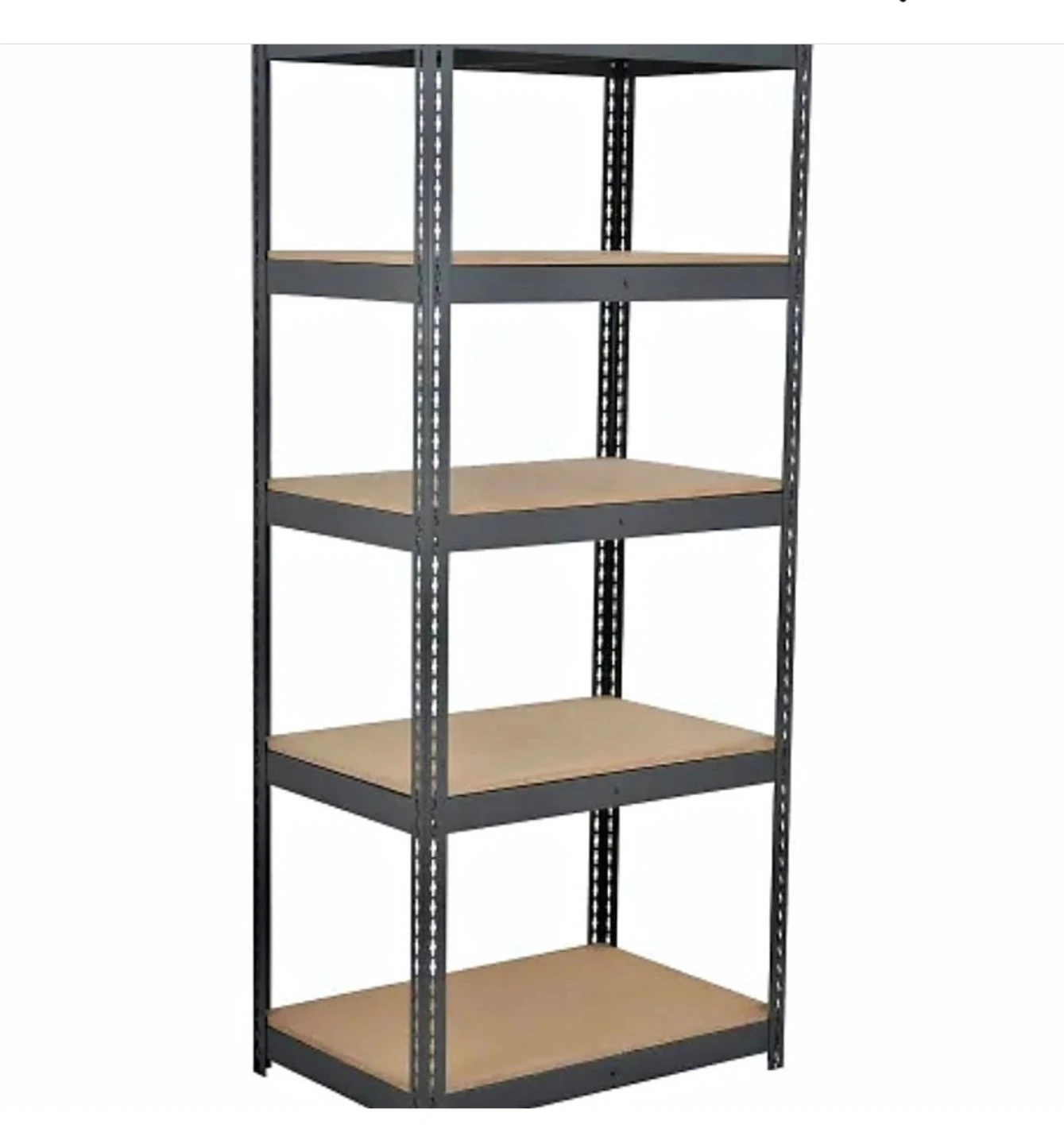 5-Tier Industrial Metal Shelving Unit