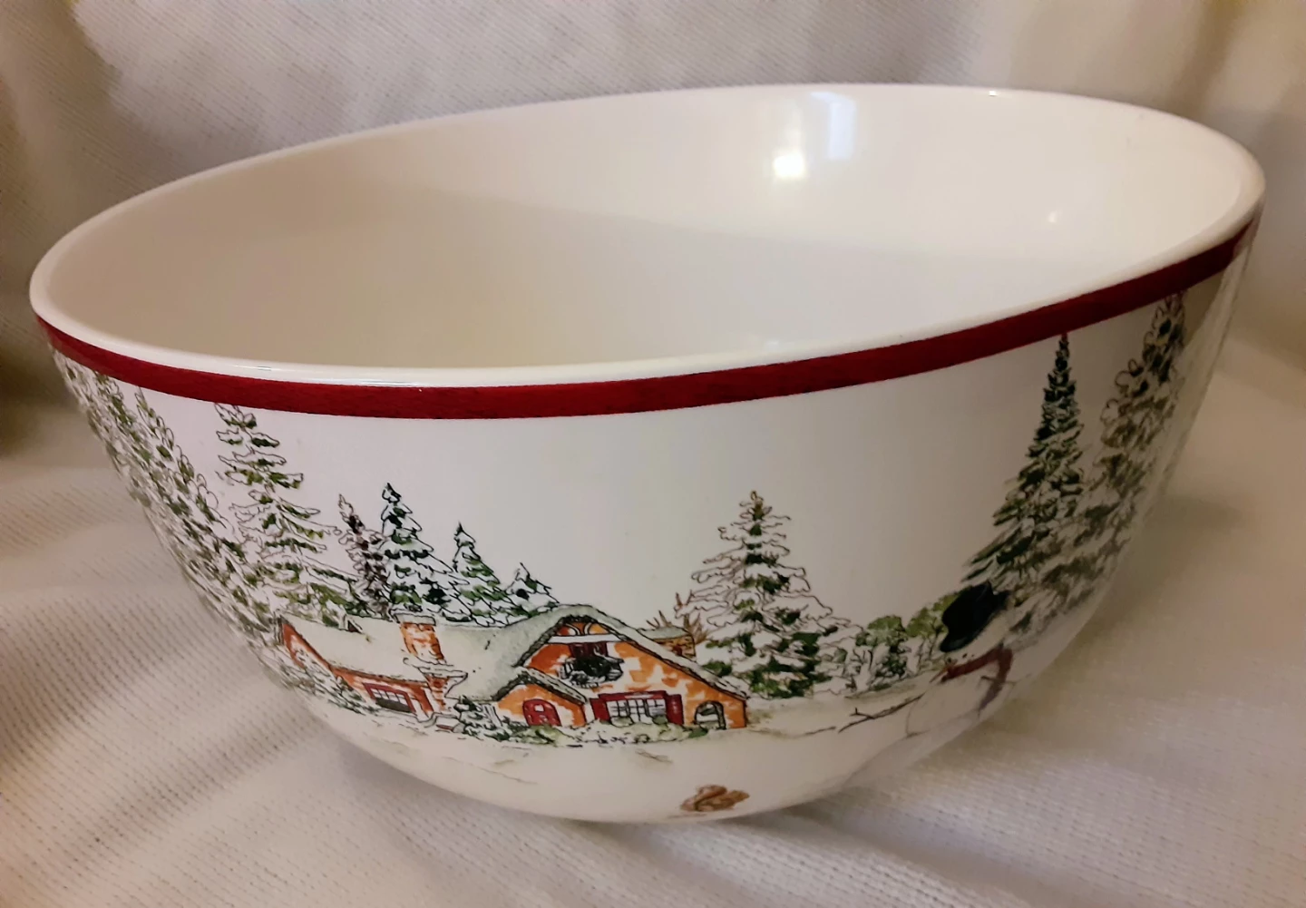 Williams Sonoma Snowman Mix Bowl - photo 5