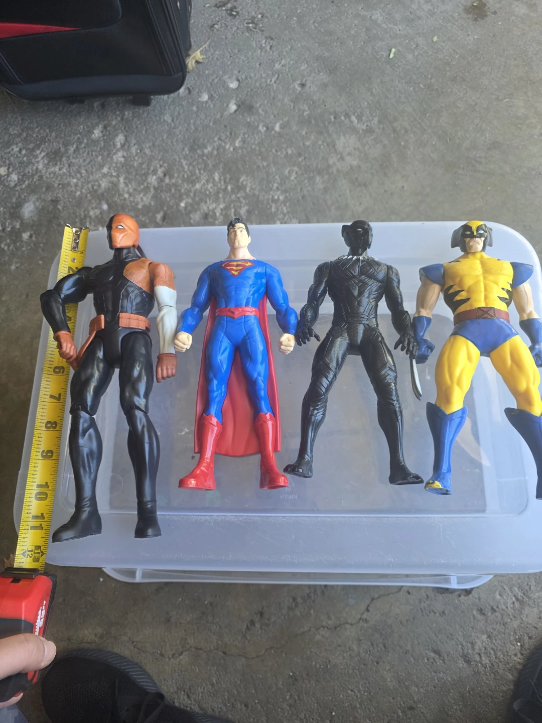 Set of 4 Superhero Action Figures