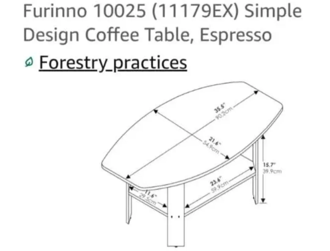 Coffee table like new - photo 3