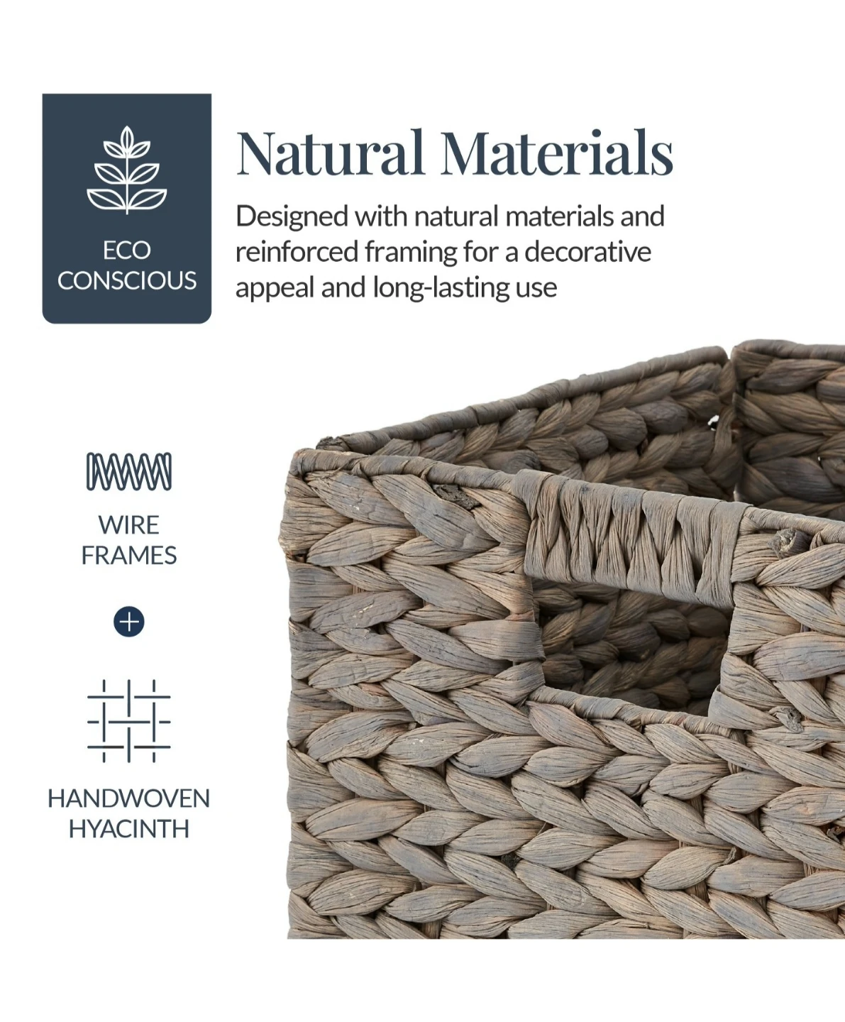BCP Multipurpose Woven Storage Baskets - photo 4