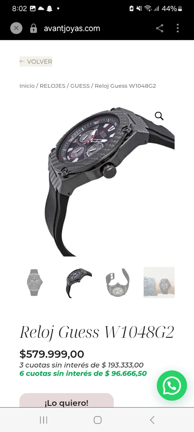 GUESS W1048G2 Legacy 45mm Men's Black Silicone Watch - photo 4