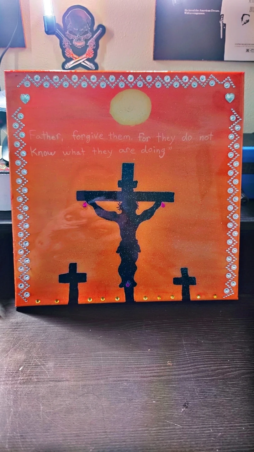 Handmade Religious Art Canvas