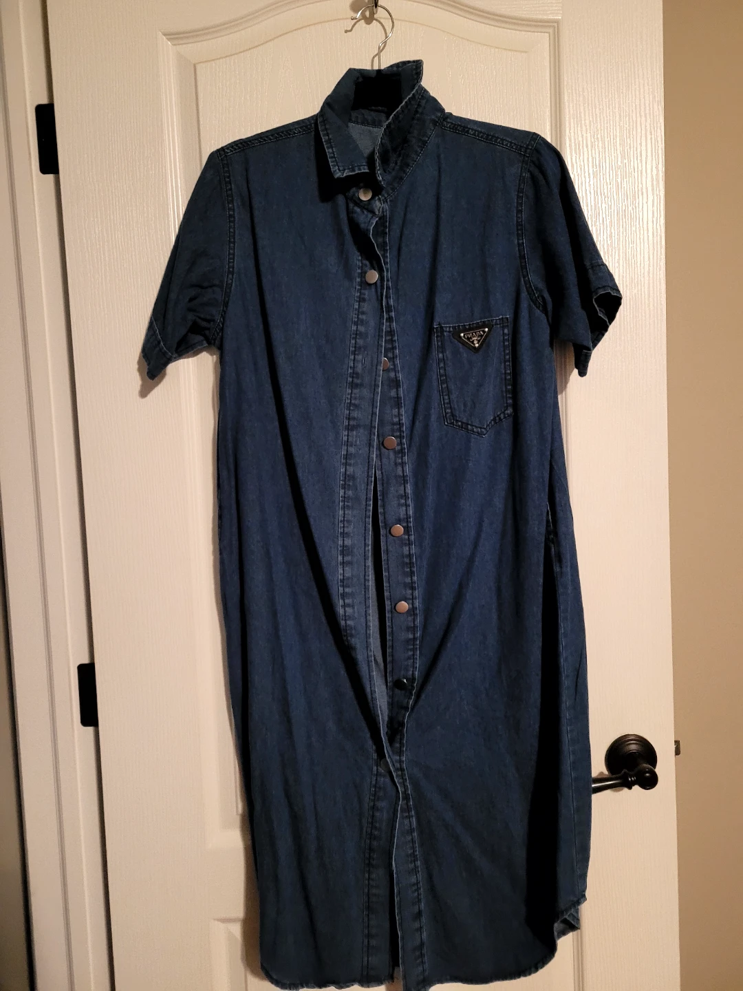 Prada Denim Shirt Dress