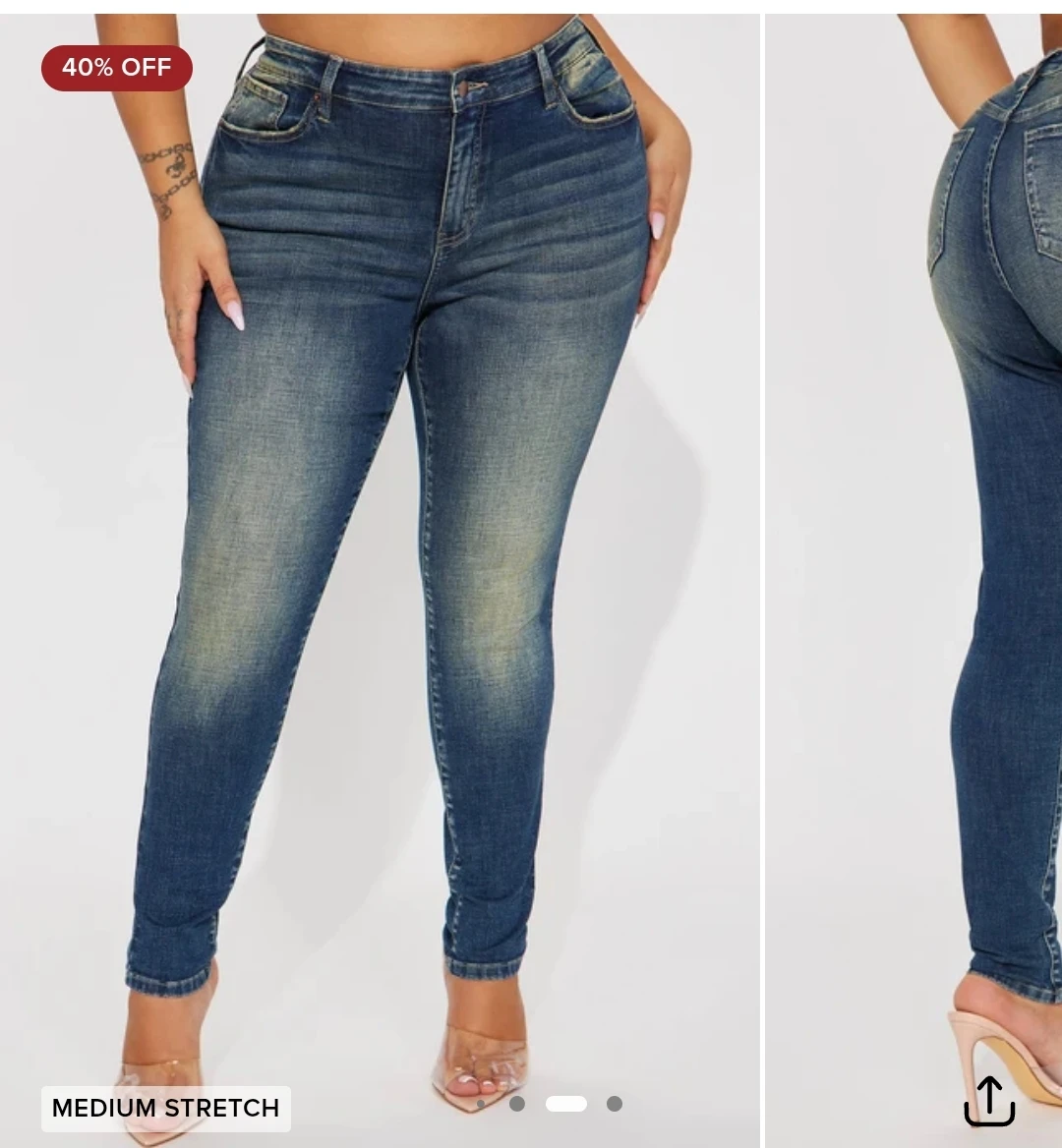 Fashion Nova Medium Stretch Jeans - photo 2
