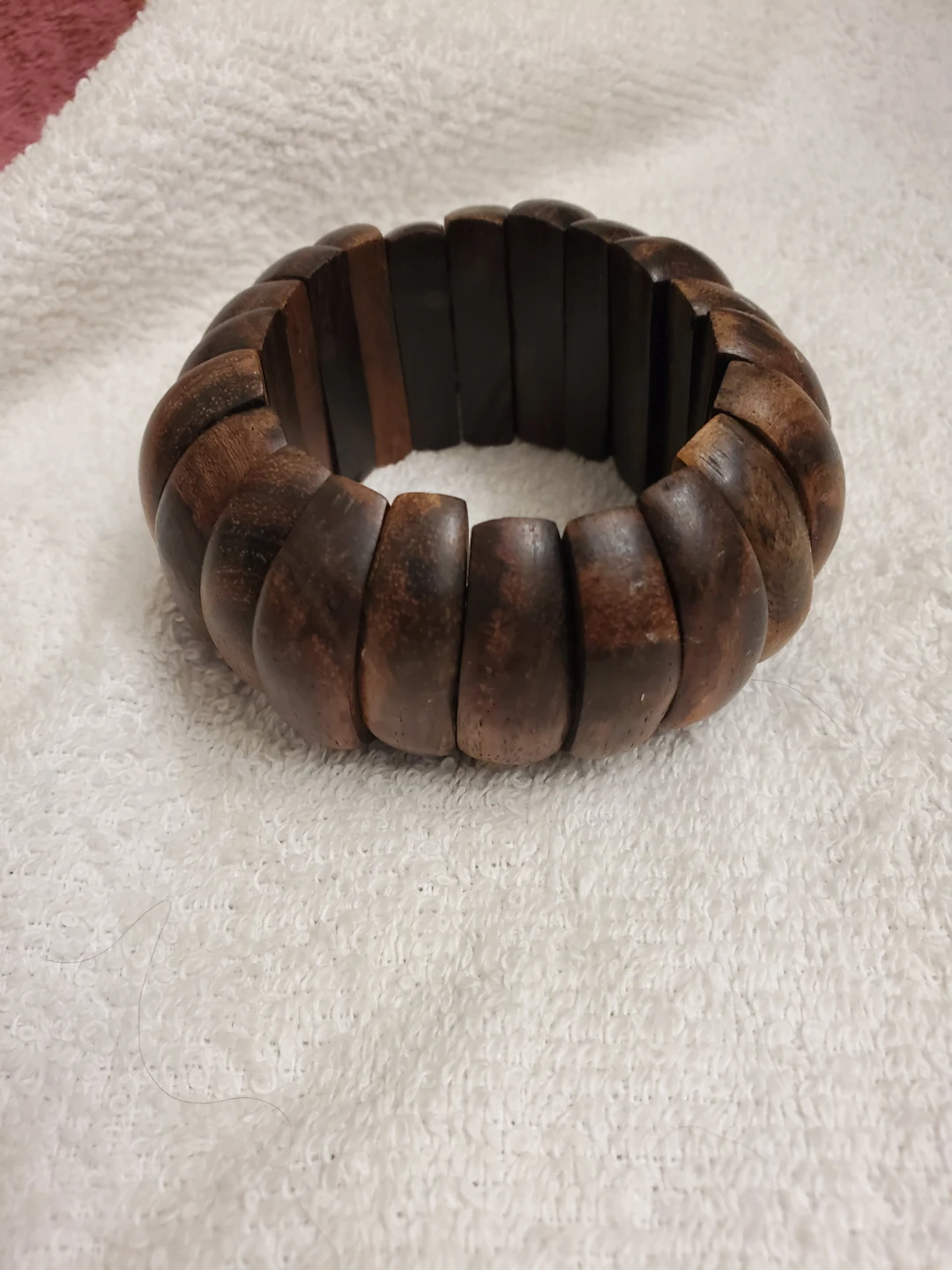 Natural Wood Stretch Bracelet