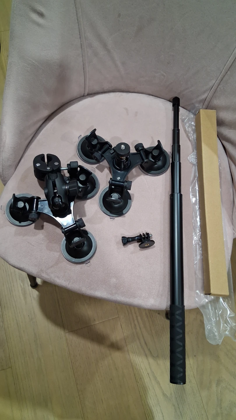 suction mount 6 cups car windshield invisible stick 1.5m - photo 2