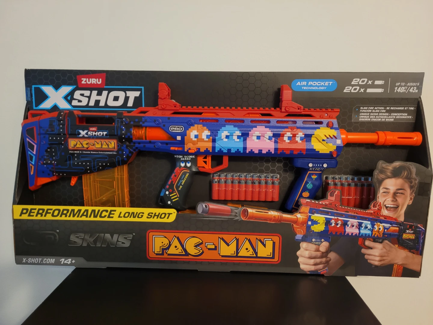 ZURU X-Shot Skins Pro Long Shot Pac-Man Blaster - photo 2