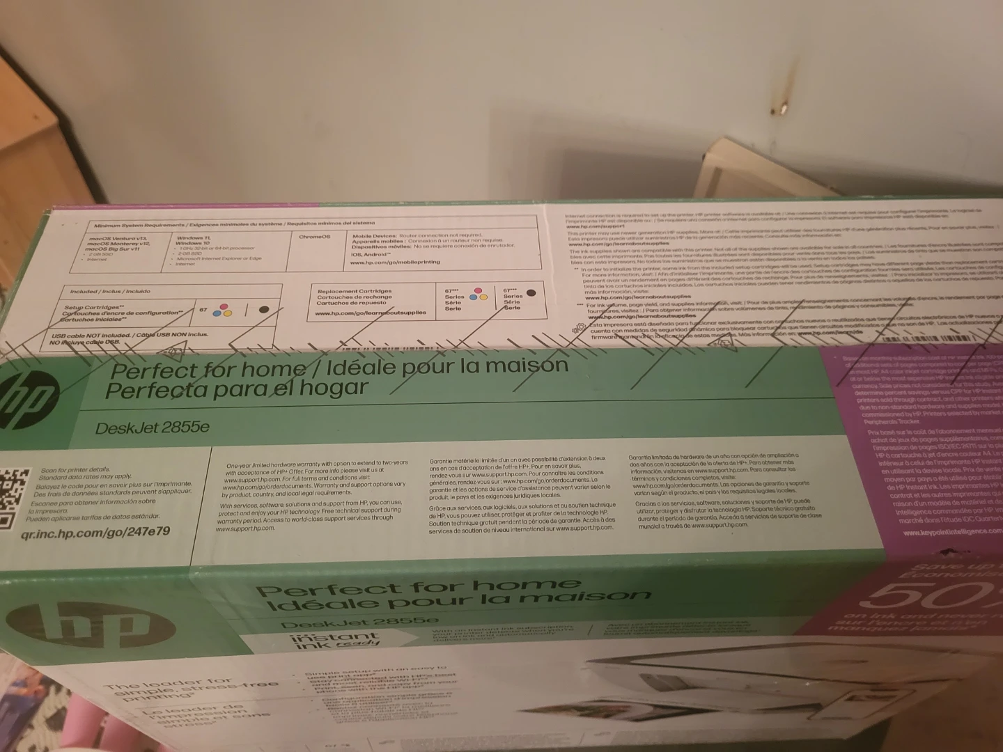 HP DeskJet 2855e Wireless Printer - photo 2