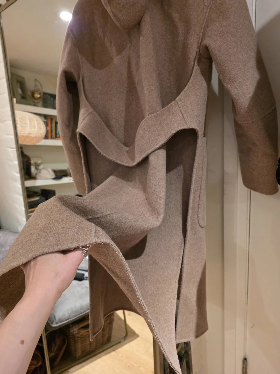 Belle & Bloom hooded wool-blend coat - photo 4