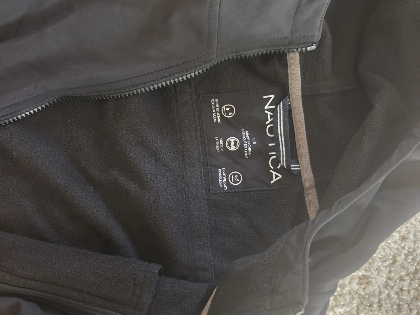 Nautica Black Softshell Hooded Jacket - photo 2