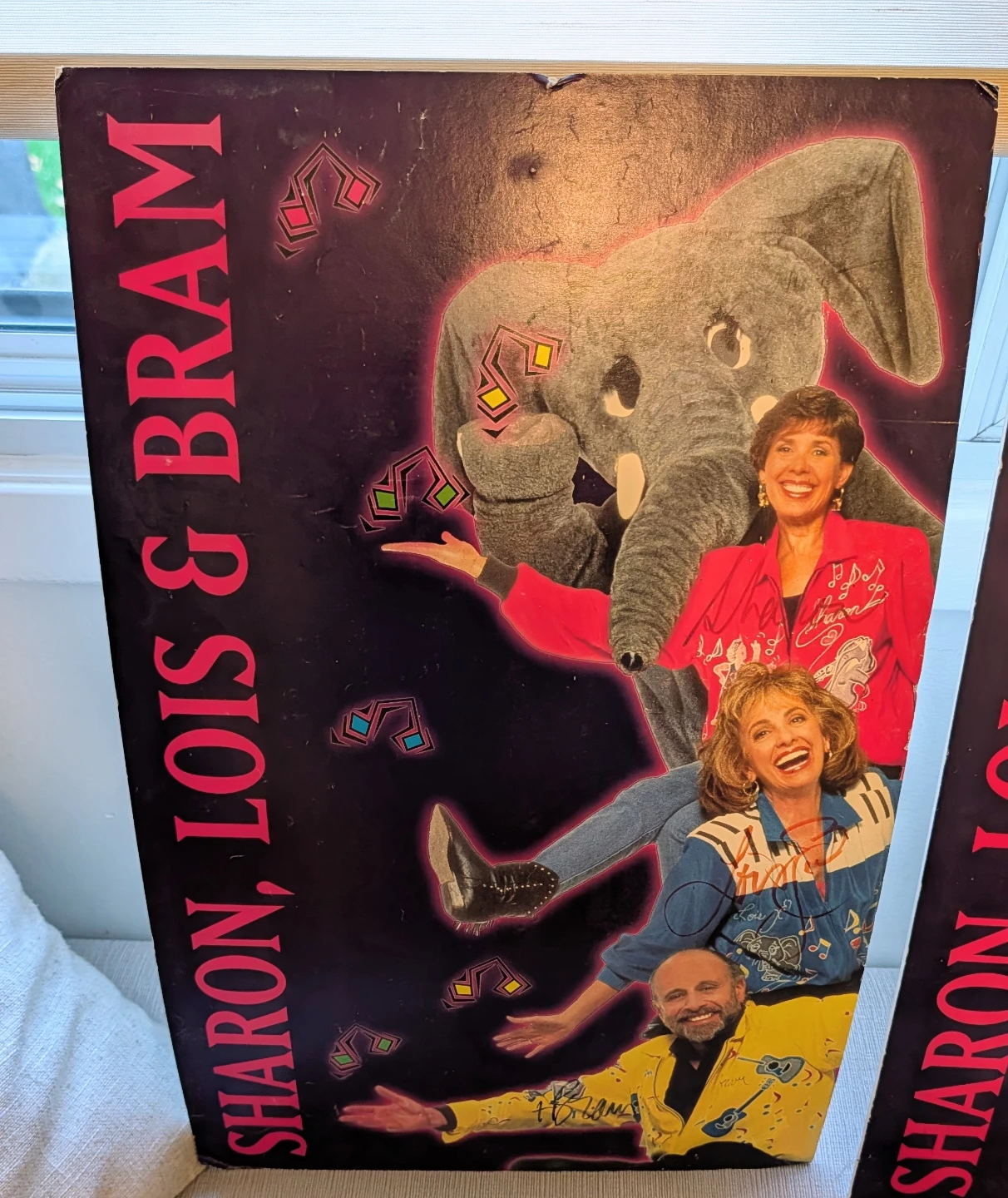 Sharon, Lois & Bram Vintage Signed Poster