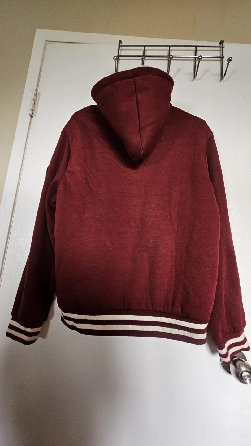 Canada Weather Gear Sherpa-Lined Hoodie, Maroon, XL - photo 2
