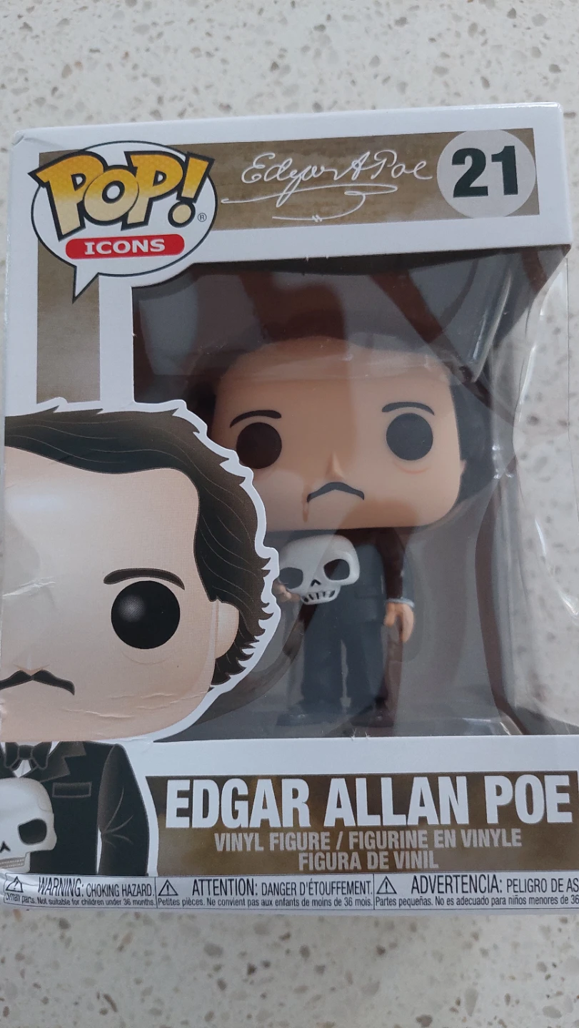 Funko Pop Icons Edgar Allan Poe Figure #21