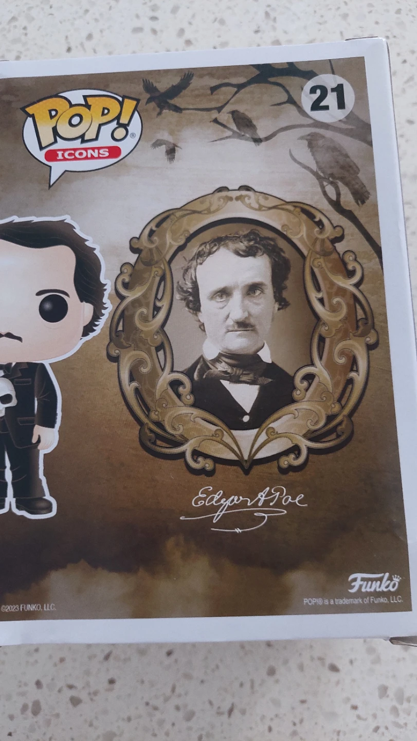 Funko Pop Icons Edgar Allan Poe Figure #21 - photo 2