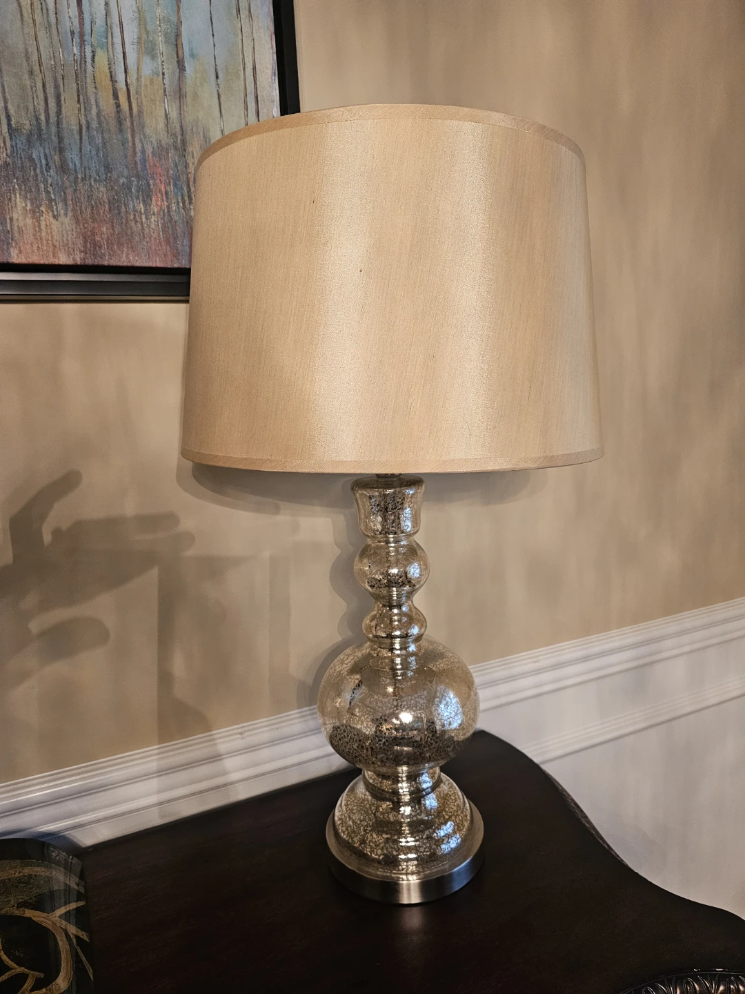 Mercury Glass Table Lamp
