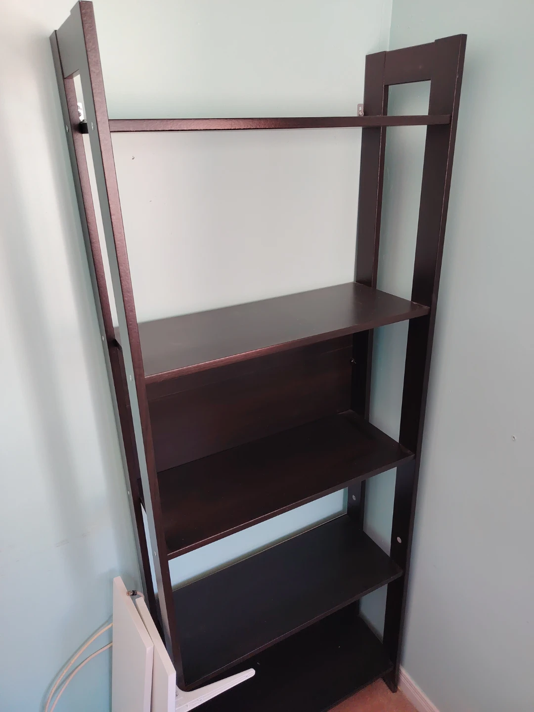 Dark Brown 4-Shelf Bookcase