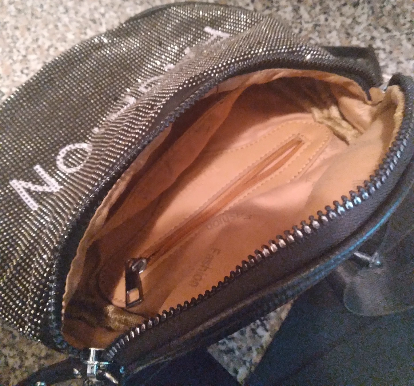 Black Studded Fashion Shoulder Bag - photo 3