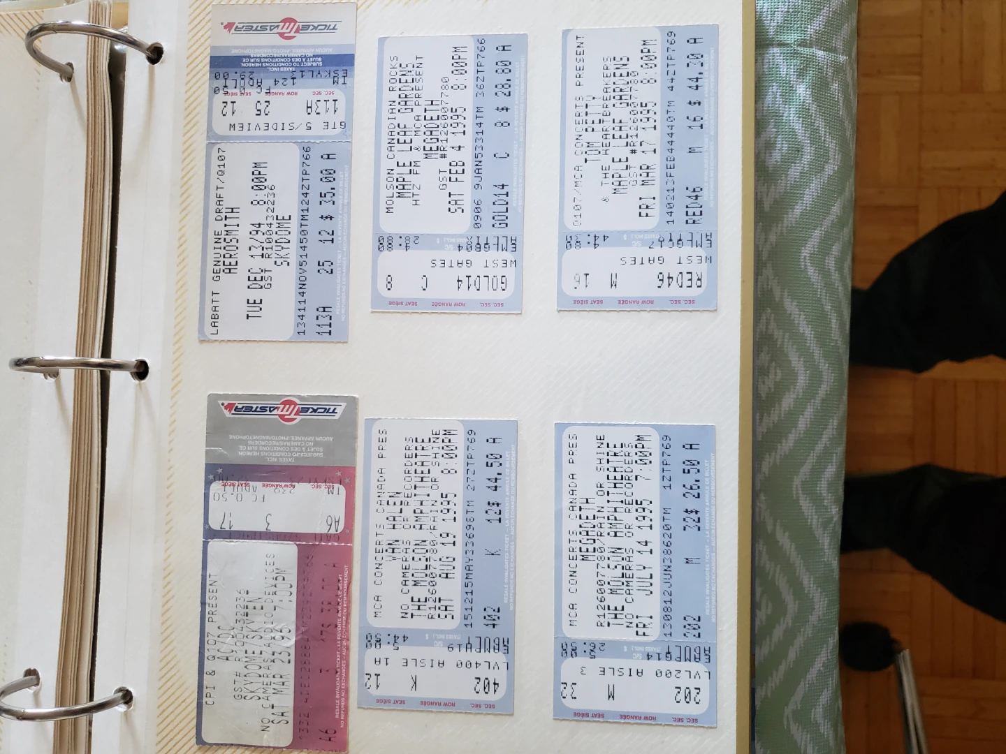 Vintage Toronto Concert and Sports Ticket Stub Collection - photo 5