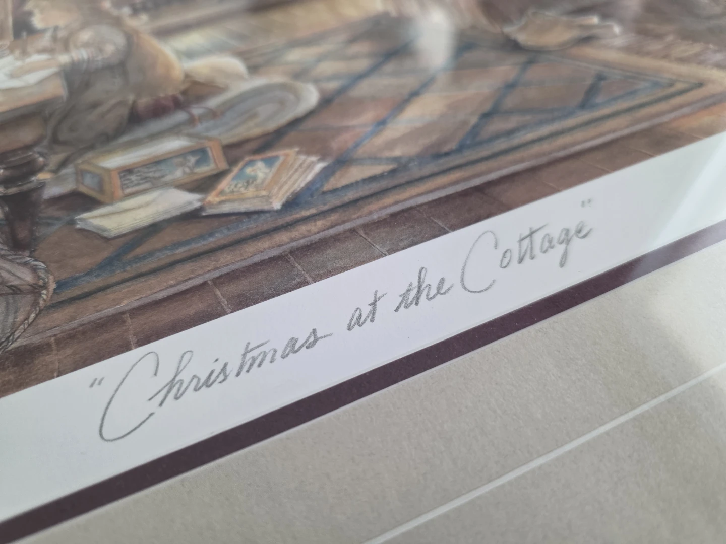 Trisha Romance Christmas at the Cottage Limited Edition Print - photo 3