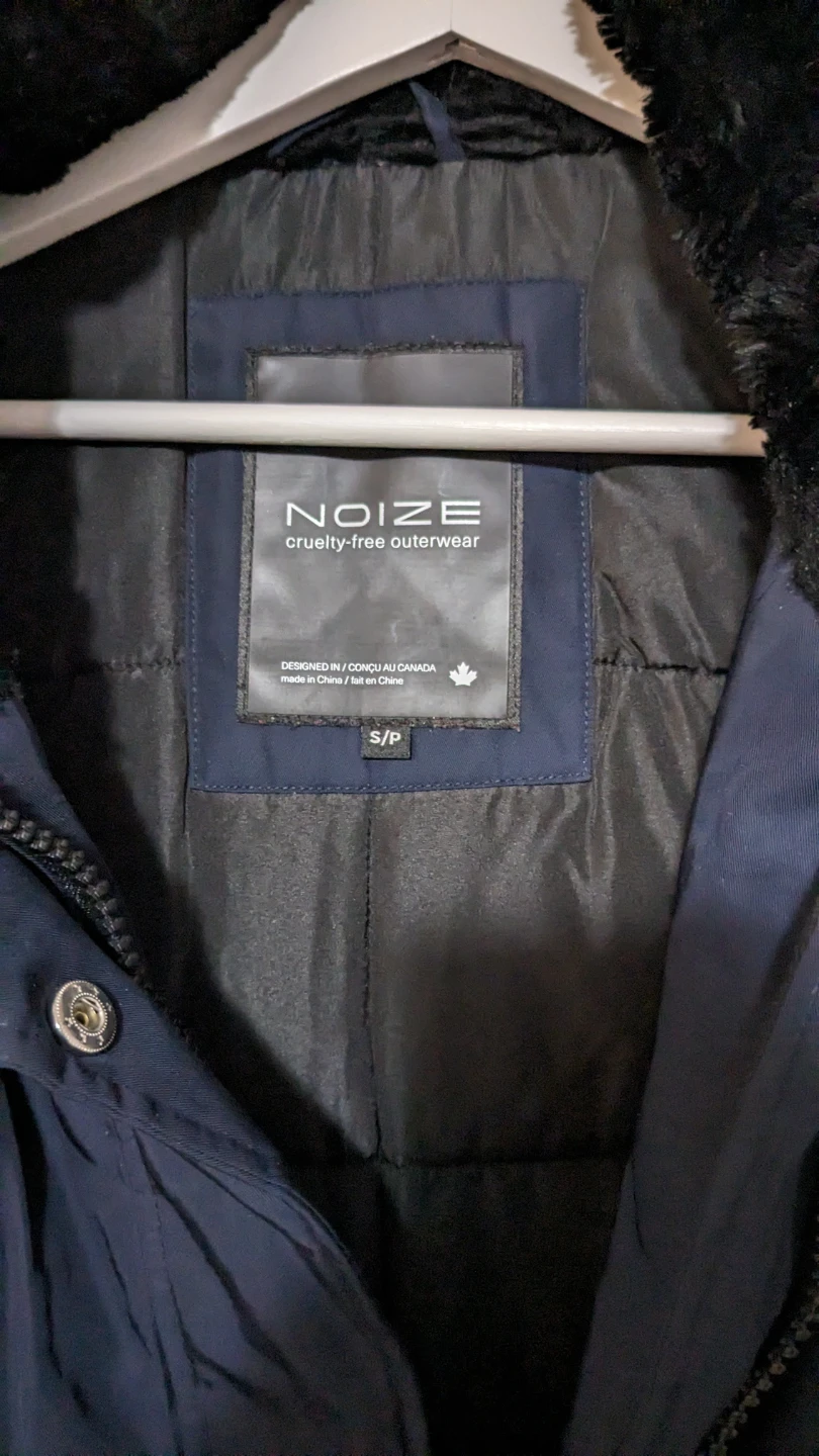 Noize Cruelty-Free Winter Parka - Navy - Small - photo 2