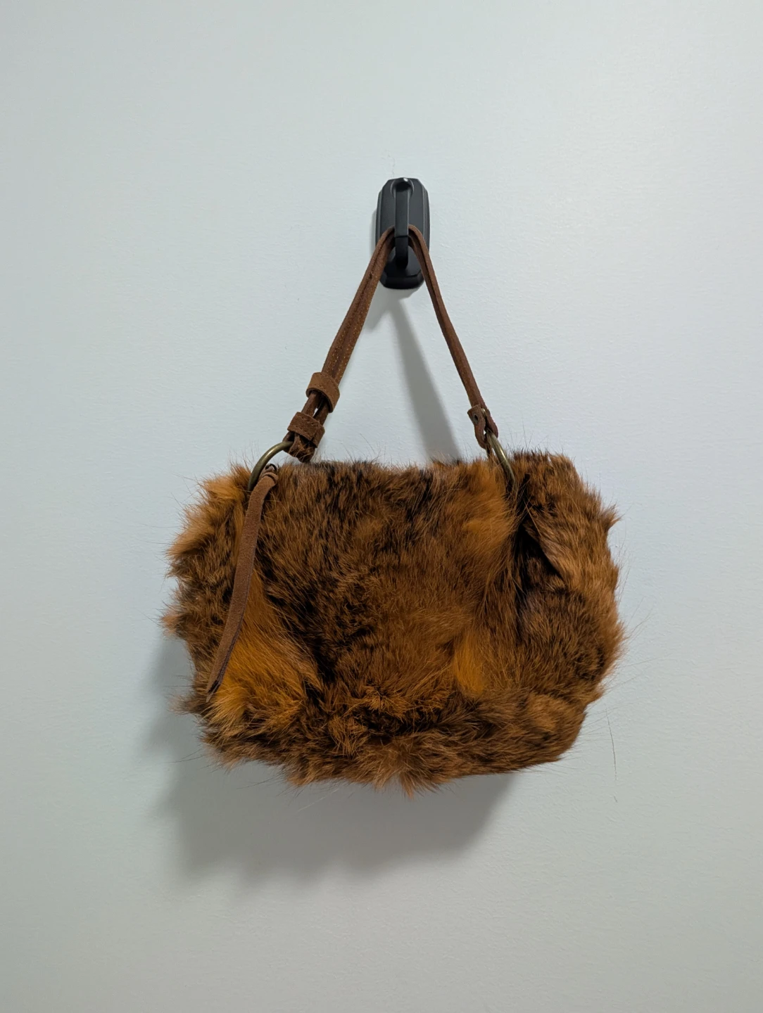 Brown Fur Shoulder Bag - photo 4