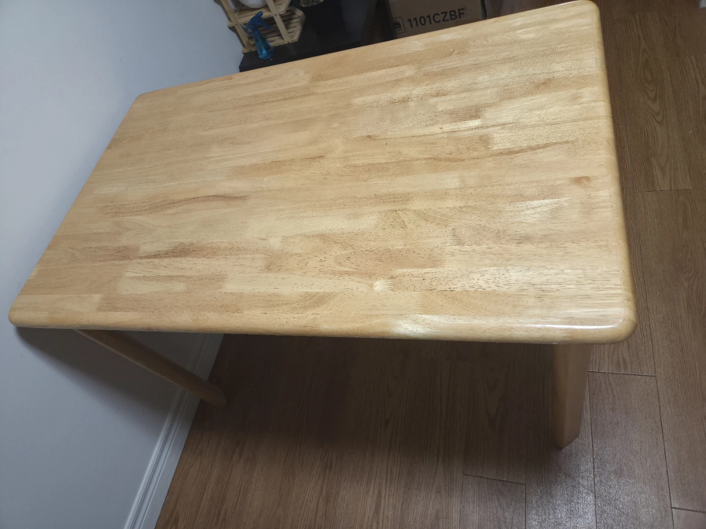 Light Wood Rectangular Dining Table - photo 3