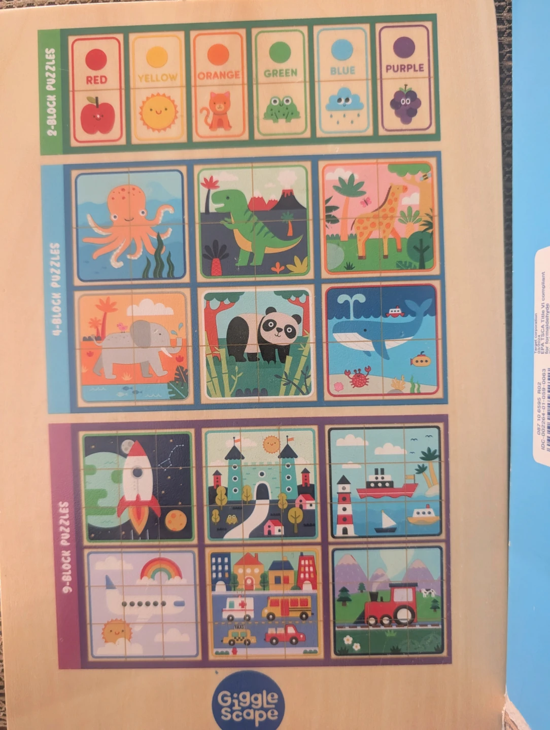 Giggle Scape Wooden Block Puzzles