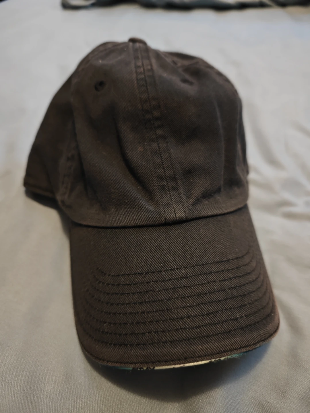 Plain Black Cotton Baseball Cap