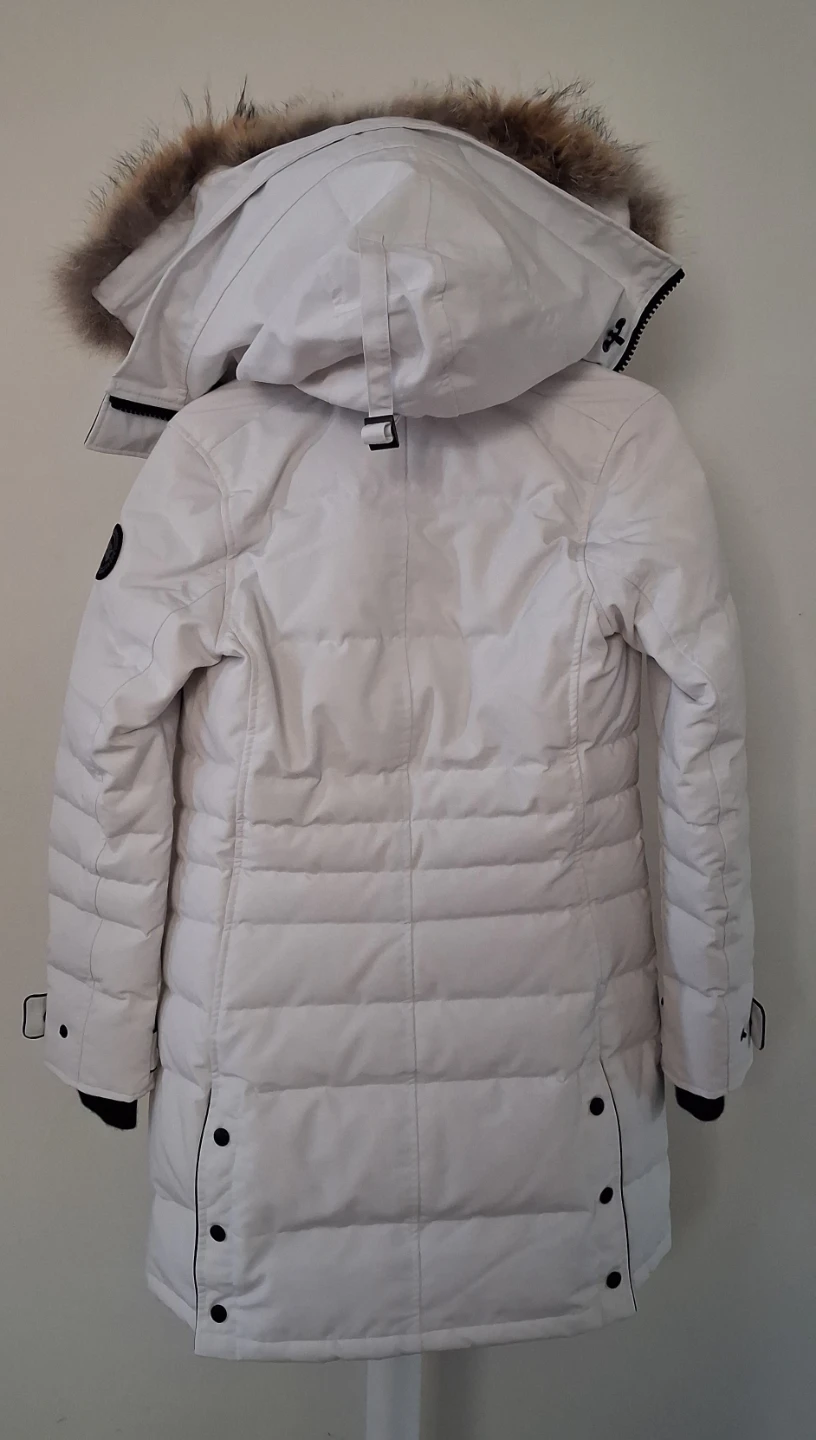 Canada Goose White Parka Jacket - photo 5