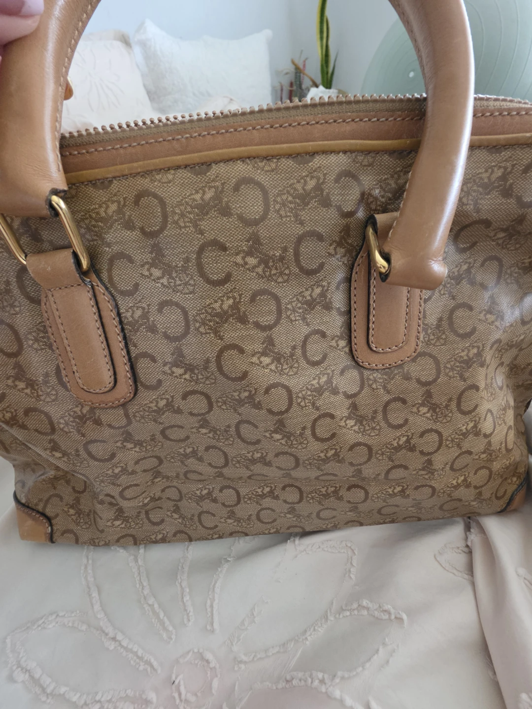 Celine Macadam Carriage Handbag