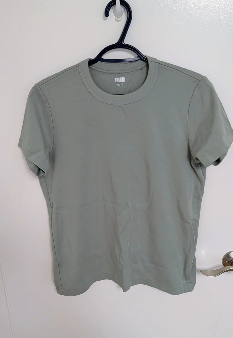 Uniqlo U Sage Green Crew Neck T-Shirt - Women's X- Large