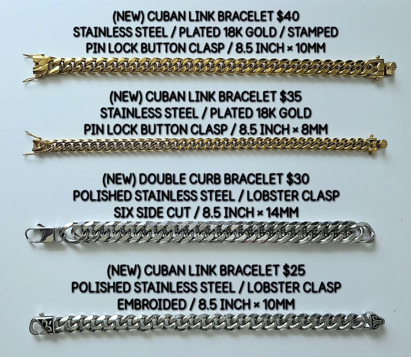 Bracelets / Various Styles