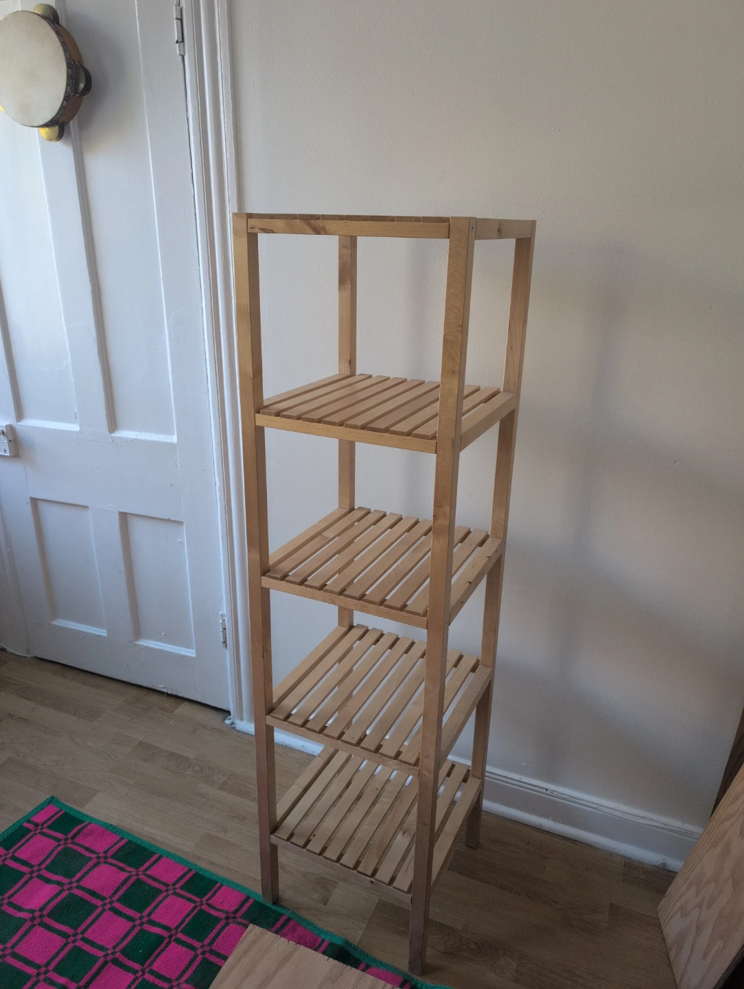 IKEA Molger Wooden 4-Tier Shelving Unit