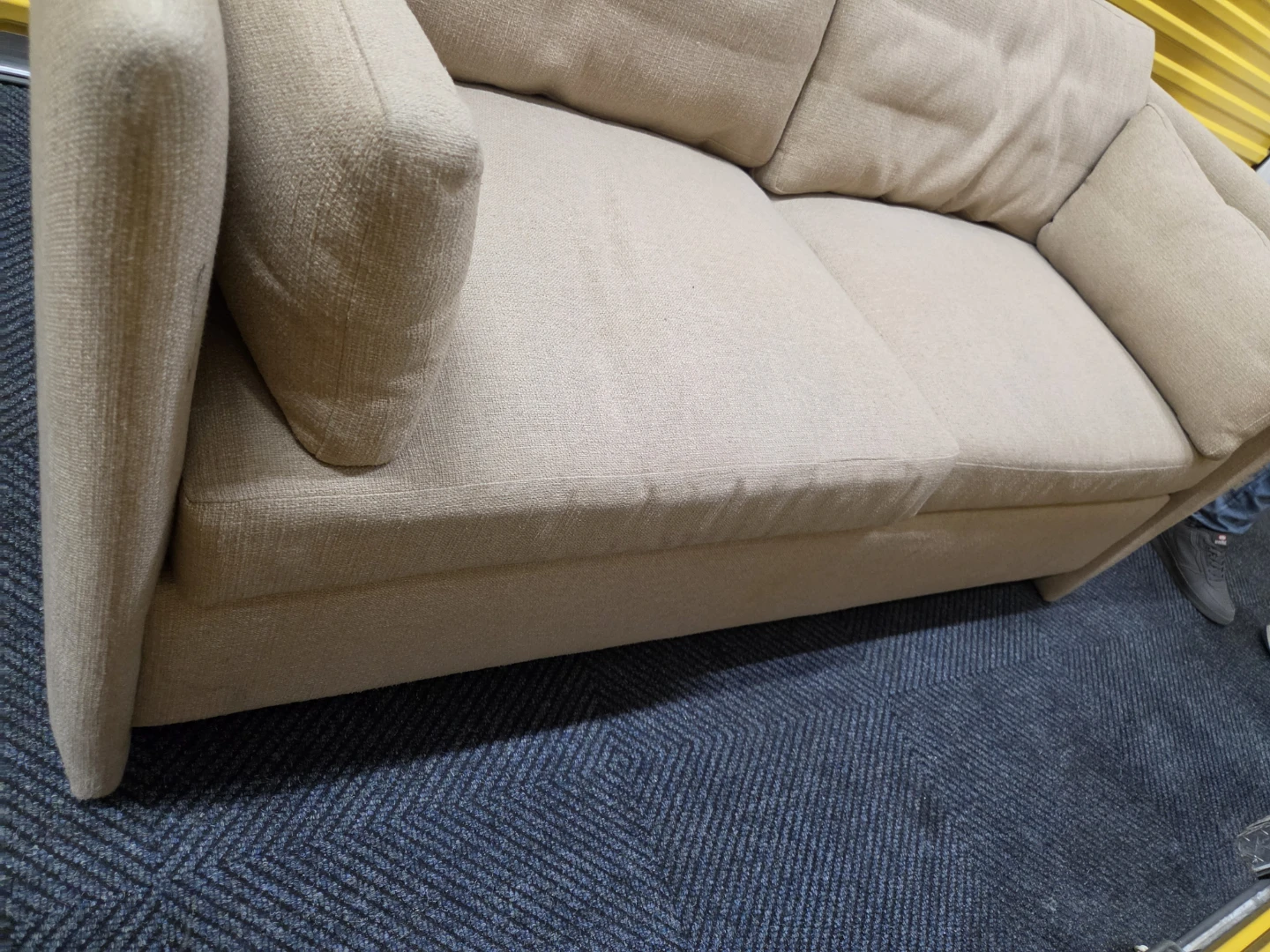 Beige Two-Seater Sofa - photo 2