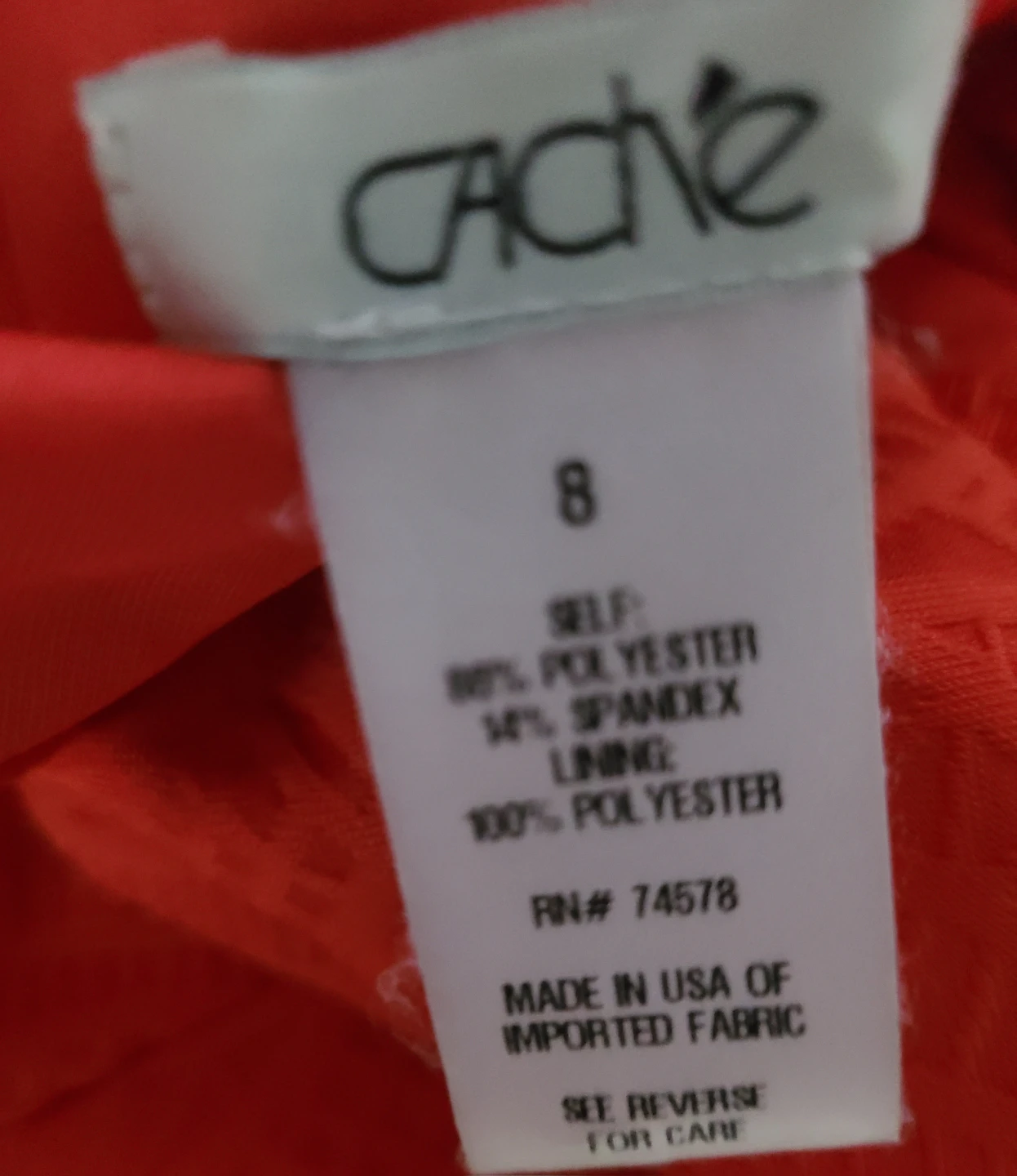 Cache Red Patterned Dress - photo 4