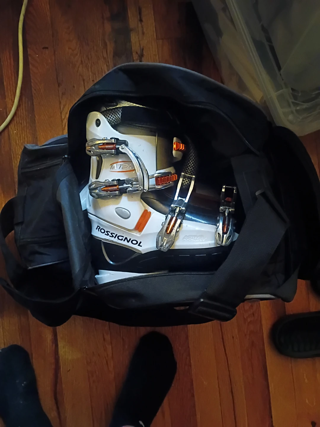 Rossignol Intra Ski Boots in Black Bag