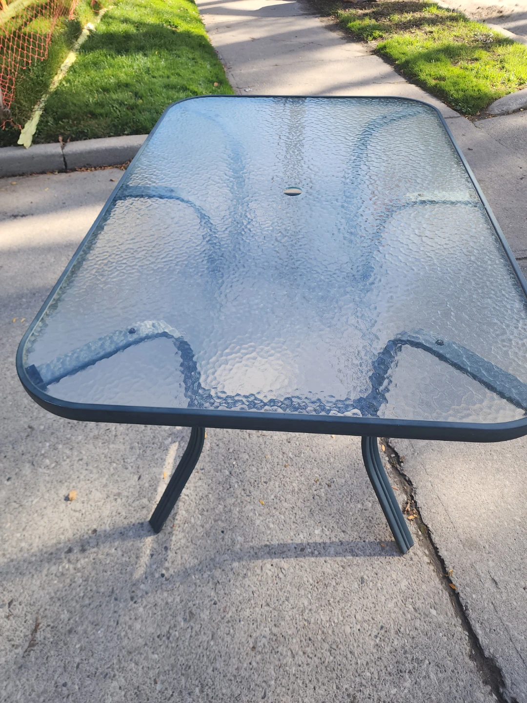 Outdoor Patio Glass Table